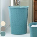 ランドリーバスケット CURVER ソフテックス フタ付き 56L ( カーバー Softex バスケット ランドリー 持ち手付 樹脂 洗濯 脱衣かご 洗濯かご 蓋付き 収納 おもちゃ 水回り 脱衣所 キルティング風 )【39ショップ】(3)