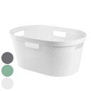 ランドリーバスケット CURVER インフィニティー 40L ( カーバー Infinity 北欧風 バスケット ランドリー 持ち手付 洗濯 脱衣かご 洗濯かご...