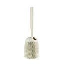 トイレブラシ CURVER Knit ニット ( トイレ ブラシ トイレ掃除 トイレ用ブラシ ケース付き ニット風 編み目 かわいい おしゃれ トイレ掃除ブラシ...
