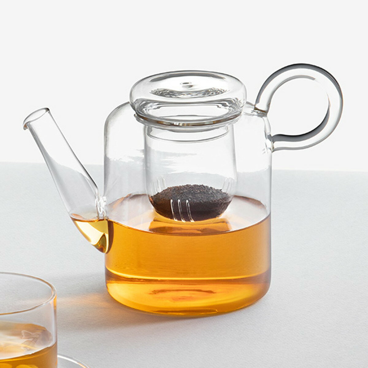 ティーポット イッケンドルフミラノ 9359518 PIUMA 700ml （ 食洗機対応 ichendorf ガラス イタリア ミラノ 茶こし付き ポット ハンドメイド おしゃれ プレゼント ギフト ）【39ショップ】