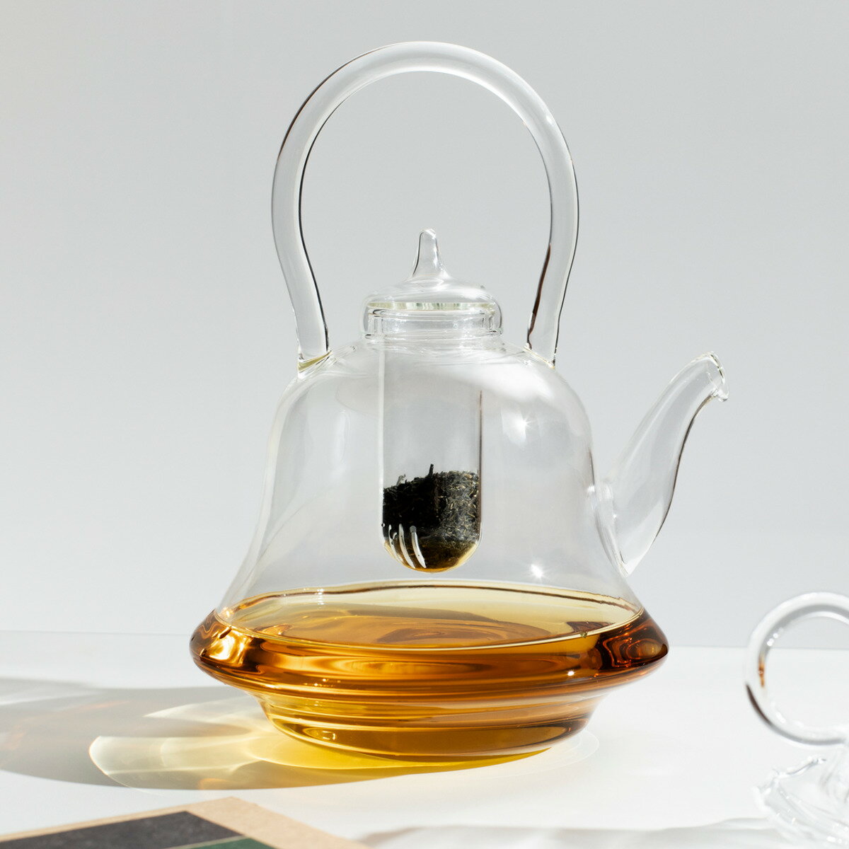 イッケンドルフ 9359043 FOLK ティーポット （ 1.5L 食洗機対応 ichendorf 耐熱ガラス ガラス 食器 ホット コーヒー ポット 急須 ハンドメイド おしゃれ プレゼント ギフト ）【39ショップ】