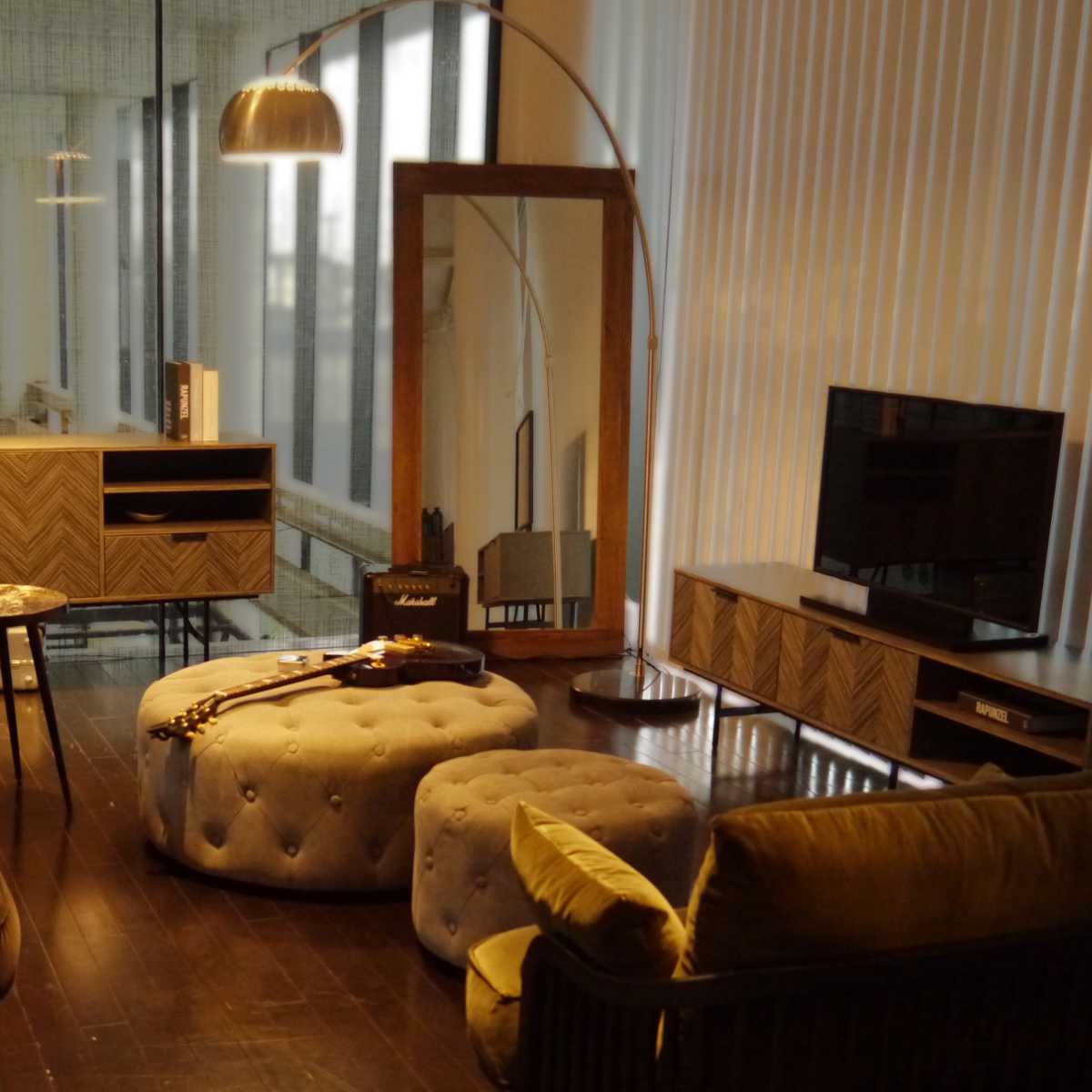 スタンドミラー 天然木 全身 木枠 90x180cm ( 開梱設置 大きめ 大きい ミラー 鏡 かがみ 立てかけ 立掛け 木製 フレーム 玄関 リビング クローゼット 古材 アンティーク風 )【39ショップ】 [3]