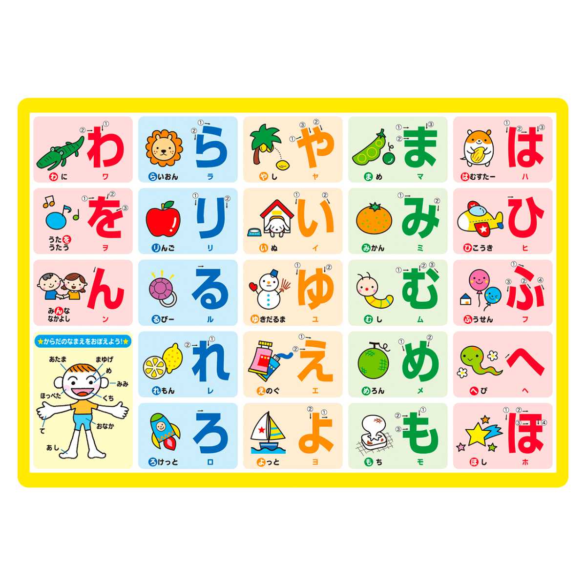 お風呂 知育 おふろでおけいこ ひらがな （ 知育玩具 玩具 おけいこシート 平仮名 学習 子供 幼児 キッズ 3歳 男の子 女の子 日本製 おふろポスター おけいこ 書き順 カタカナ 勉強 練習 繰り返し 風呂 おうち時間 ） 【39ショップ】 3