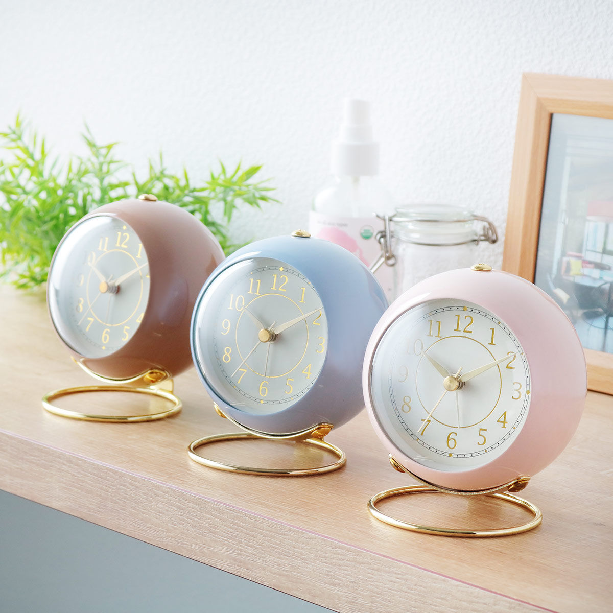 置き時計 Sphere 目覚まし時計 時計 アナログ