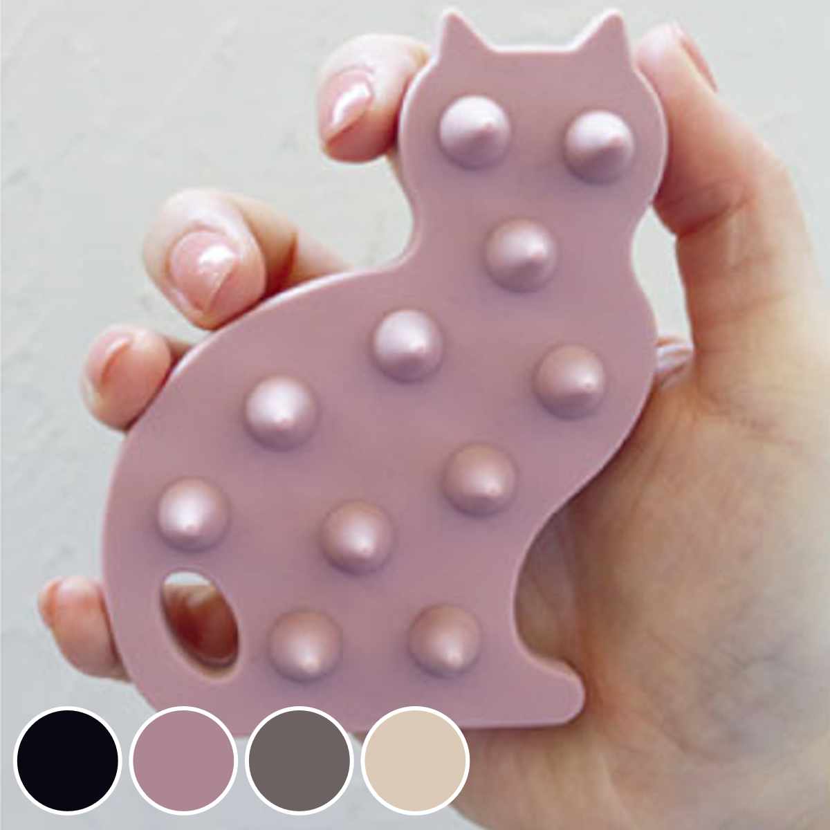 シャンプーブラシ koora Scalp Brush Cat スカルプブラシ （ ヘッドブラシ マッ ...