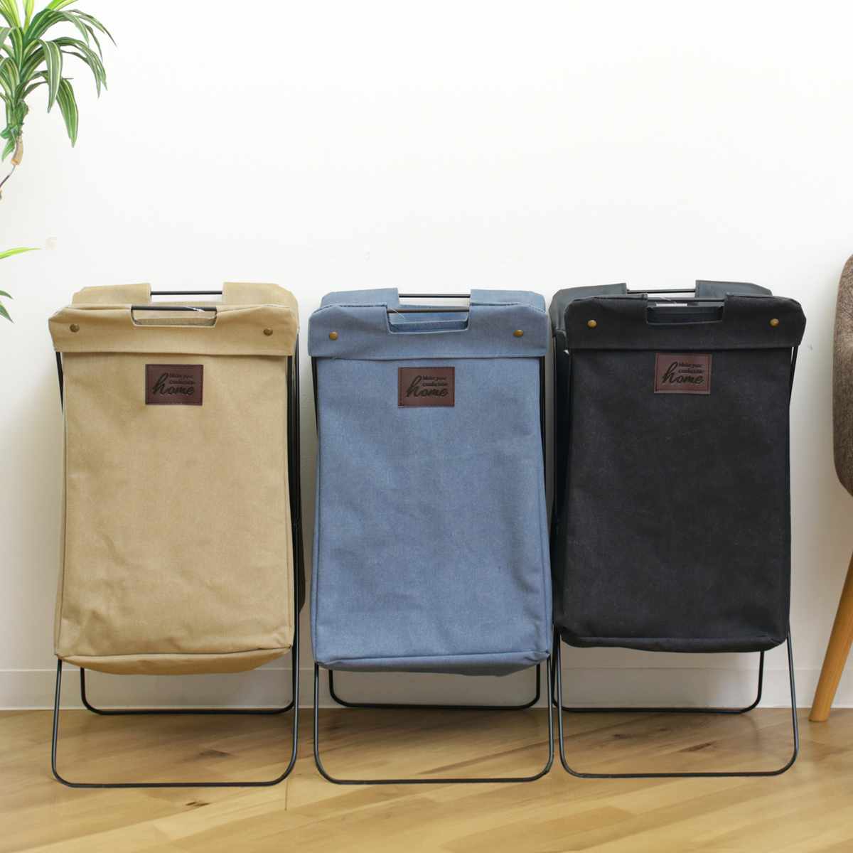 ランドリーバスケット 折りたたみ プラティク （ バスケット スリム コンパクト 洗濯かご 洗濯物 ランドリー ランドリーボックス 高床 脚付き ベージュ ブルー ブラック おしゃれ ）【39ショップ】