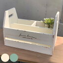 小物入れ ラルモニ ハンドルボックス 木製 ( 幅24×奥行15×高さ17cm 収納ボックス 仕切り付き 天然木 収納 ケース 小物 持ち手付き 小物収納 デスク周り 小物ケース 収納ケース 植物 入れ アンティーク風 )【39ショップ】