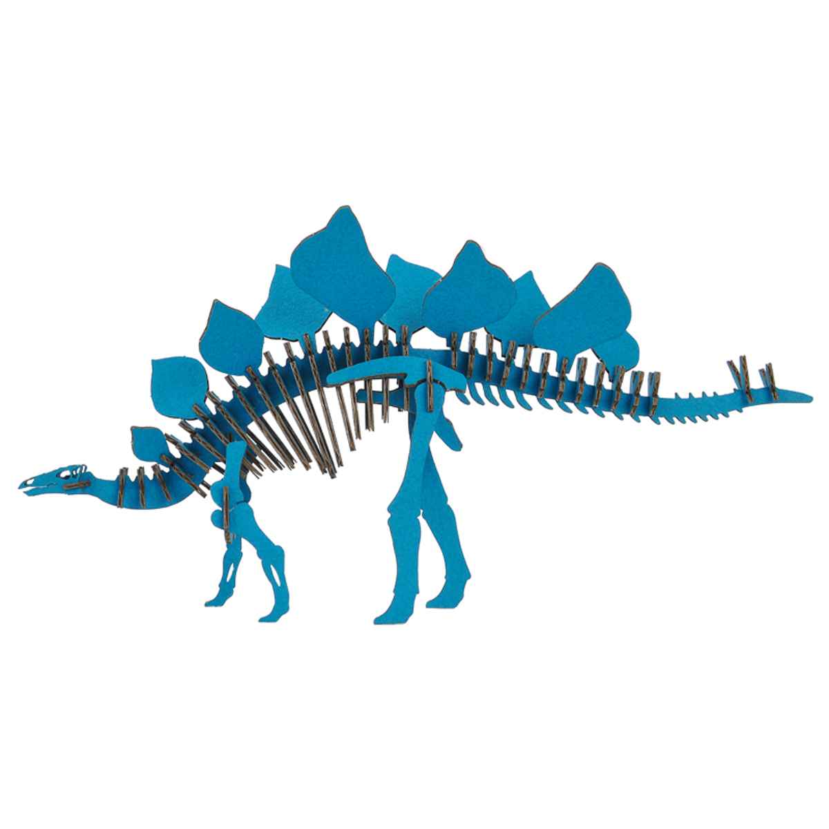 工作キット ダンボール製 ダイナソーシリーズ ステゴサウルス ダンボール 段ボール 恐竜 おもちゃ ペーパークラフト 工作 子ども キッズ 組み立て 手作り キット 組立 作る 簡単 リサイクル エコ 立体的 本格的 ミニチュア 39ショップ 恐竜グッズのジュラ屋
