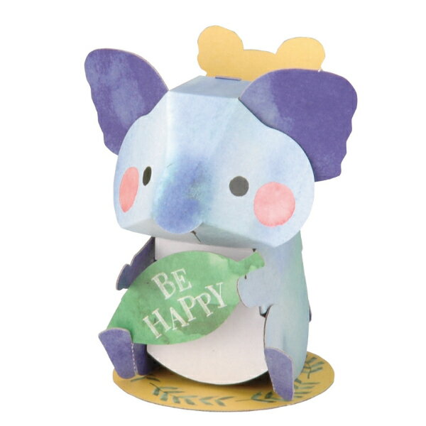 工作キット ダンボール製 hacomo kids mini コアラ ( ダンボール 段ボール 動物 おもちゃ ペーパークラフト 工作 子ども キッズ 組み立て ...