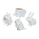 工作キット ダンボール製 hacomo eggシリーズ 小動物のたまご ( ダンボール 段ボール 動物 おもちゃ ペーパークラフト 工作 子ども キッズ 組み立...