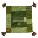 チェアパッド クッション 座布団 ギャッベ GABBEH D11 角型 40cm ( シートクッション チェアクッション ギャベ ギャッベ織 ウール 手織り 椅...