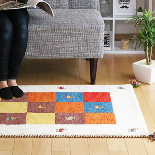ラグ 3畳 200×250cm 手織り マット インテリアマット ギャッベ D3 ( ラグマット ギャベ じゅうたん ウール 厚手 絨毯 保温効果 防音対策 快適 リビング 長方形 床暖房 四角 室内 GABBEH 3帖 200 250 )【39ショップ】 ラグ 3畳 200×250cm 手織り マット インテリアマット ギャッベ D3 ( ラグマット ギャベ じゅうたん ウール 厚手 絨毯 保温効果 防音対策 快適 リビング 長方形 床暖房 四角 室内 GABBEH 3帖 200 250 )【39ショップ】