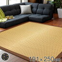 ラグ 191×250cm ラグマット 国産い草ラグ 源氏 ( 送料無料 い草マット い草カーペット カーペット 絨毯 マット 国産 日本製 天然 抗菌 消臭 湿度調整 空気浄化 不織布張り おしゃれ 職人 丈夫 ) 【39ショップ】