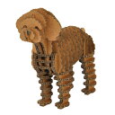 トイプードル パズル 犬 紙製 GRIDシリーズ 立体パズル 組立 ( 工作キット ペパークラフト ペーパーアート キット 動物 段ボール 組み立て 作る 差し...