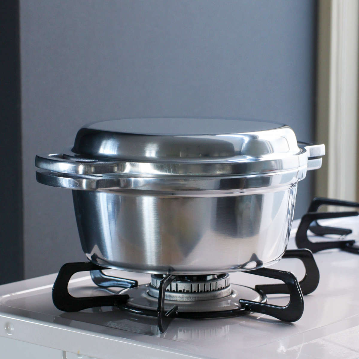 【レビュー特典付き】 KING無水鍋18 18cm IH対応 日本製 （ ガス火対応 無水鍋 両手鍋 調理鍋 鍋 オーブン対応 アルミ鍋 無水調理 無加水調理 無水調理鍋 なべ オーブン調理 レシピ付き オール熱源対応 ）【39ショップ】