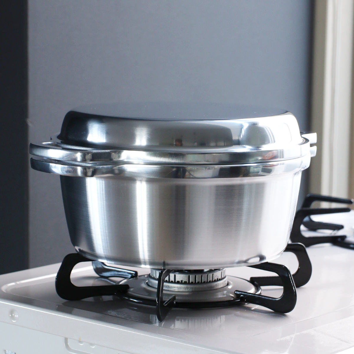 【レビュー特典付き】 KING無水鍋20 20cm IH対応 日本製 （ ガス火対応 無水鍋 両手鍋 調理鍋 鍋 オーブン対応 アルミ鍋 無水調理 無加水調理 無水調理鍋 なべ オーブン調理 レシピ付き オール熱源対応 ）【39ショップ】