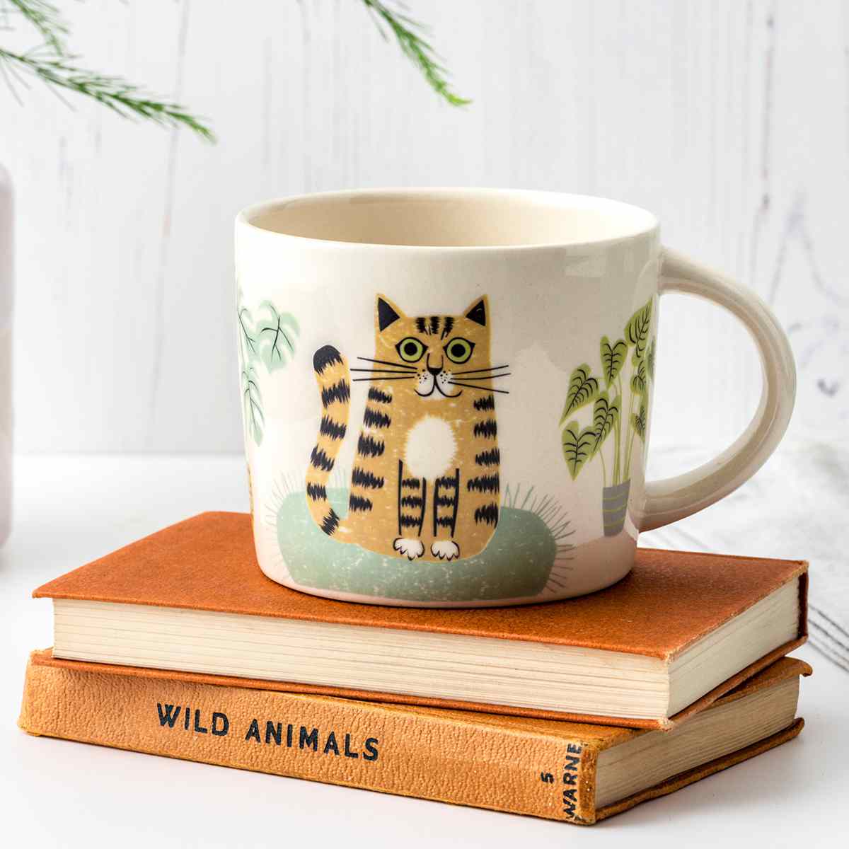 マグカップ Hannah Turner Cat Mug （ ハンナターナー 300ml 食洗機対応 電子レンジ対応 陶器 コーヒーカップ ティーカップ カップ マグ コップ 猫 ねこ ネコ コーヒー 珈琲 紅茶 取っ手 おしゃれ 動物 グッズ アニマル キャット ）【39ショップ】