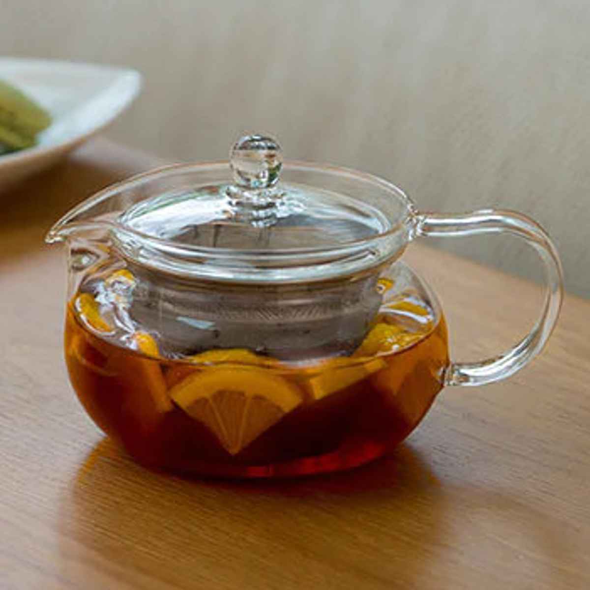 ハリオ 茶茶急須 丸 450ml 耐熱ガラス