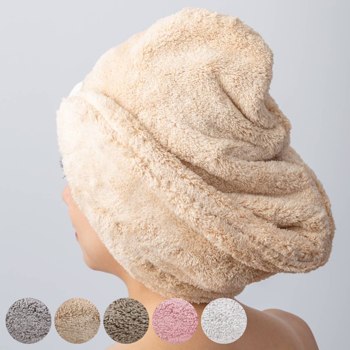 ヘアターバン 思わず頬ずりしたくなるタオル ANGEL STEP Premium 日本製 （ ヘアキ