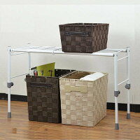 整理棚 幅約54~75cm 高さ約29~41cm 押入れ クローゼット 収納棚 2台セット ( 伸縮棚 フリーラック 収納ラック 押入れ収納 ラック 棚 収納 奥行26cm 伸縮 押入れ収納棚 )【39ショップ】