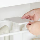 トレー 突っ張り棒用 棚 収納 ( シンク下収納 突っ張り棒 収納 トレイ 幅21.5×奥行10×高さ1.2cm 突っ張り棚 つっぱり棚 収納棚 ラック 隙間 ...