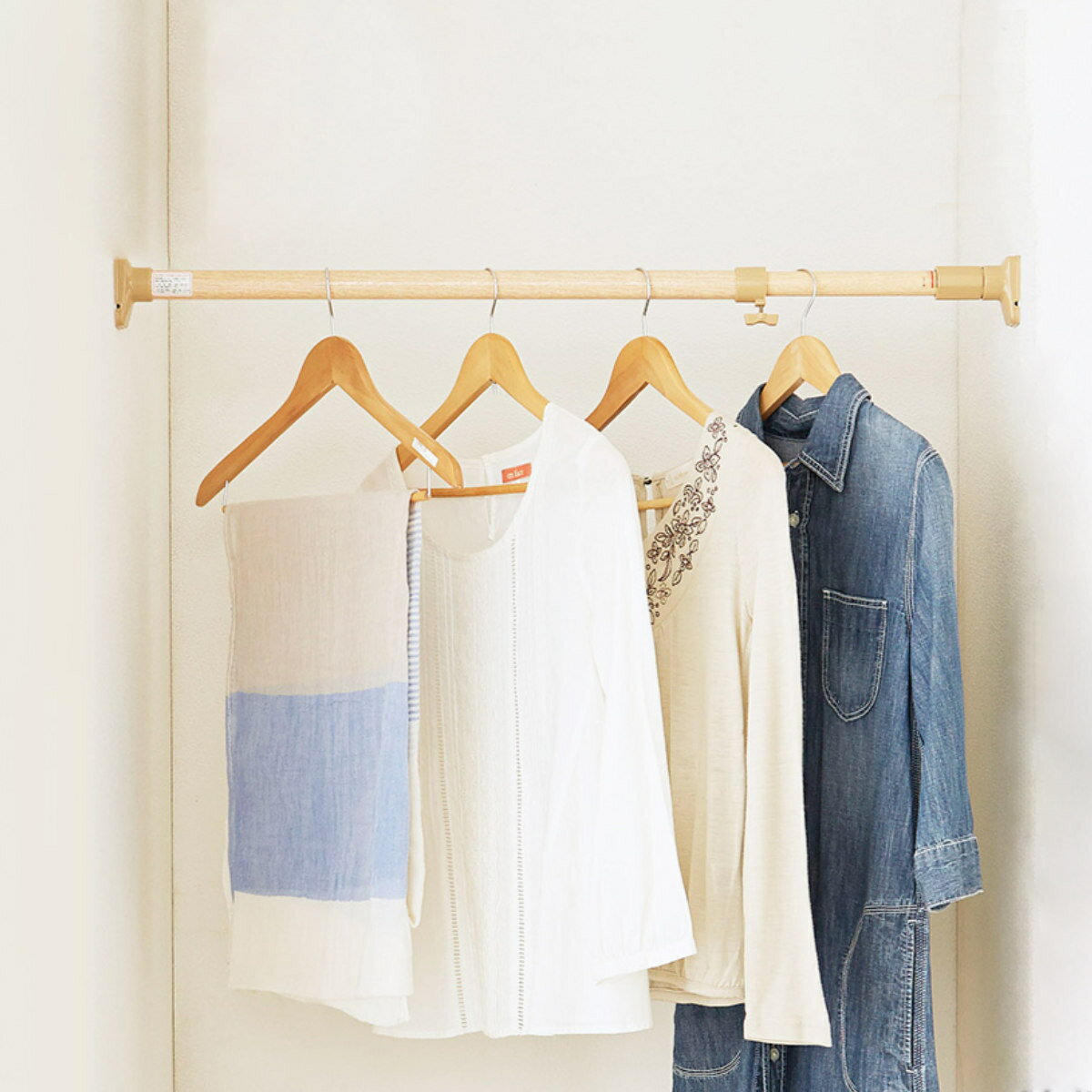 突っ張り棒 ニュー突ぱり強力ポール ( つっぱり棒 突っ張り つっぱり 棒 頑丈 固定 洗濯物 ポール 突っ張りポール つっぱりポール 収納 収納用品 室内物干...