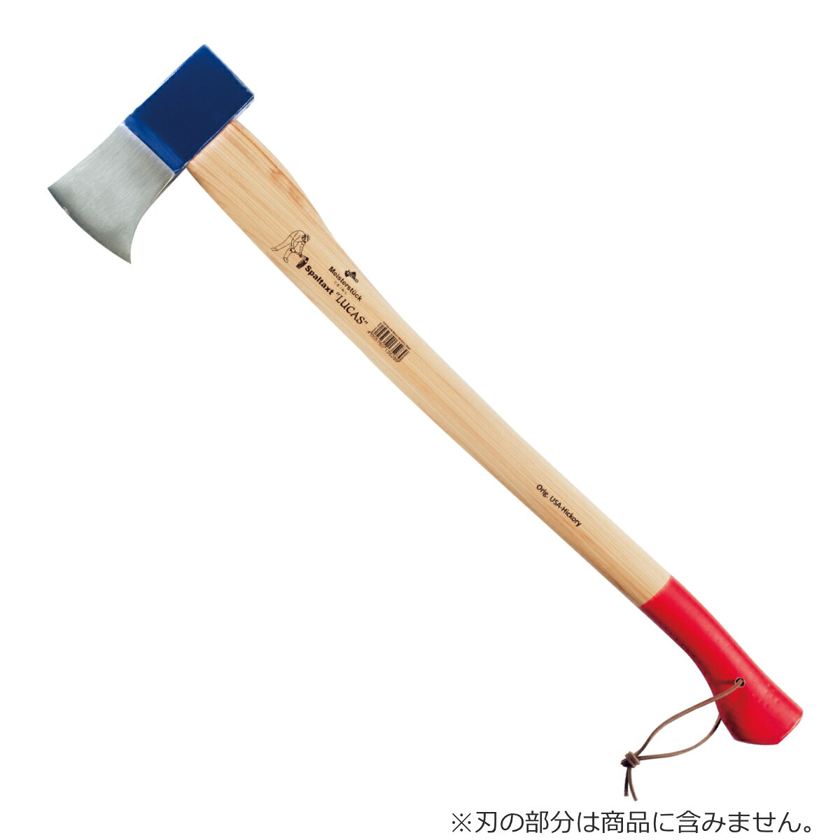 斧 交換用柄 ルーカスアックス用 Valiant （ 送料無料 柄 持ち手 交換 ルーカスアックス 専用 木柄 木製 バリアント アウトドア おの オノ 専用木柄 ヒッコリー材 ストラップ付き ） 【39ショップ】 2
