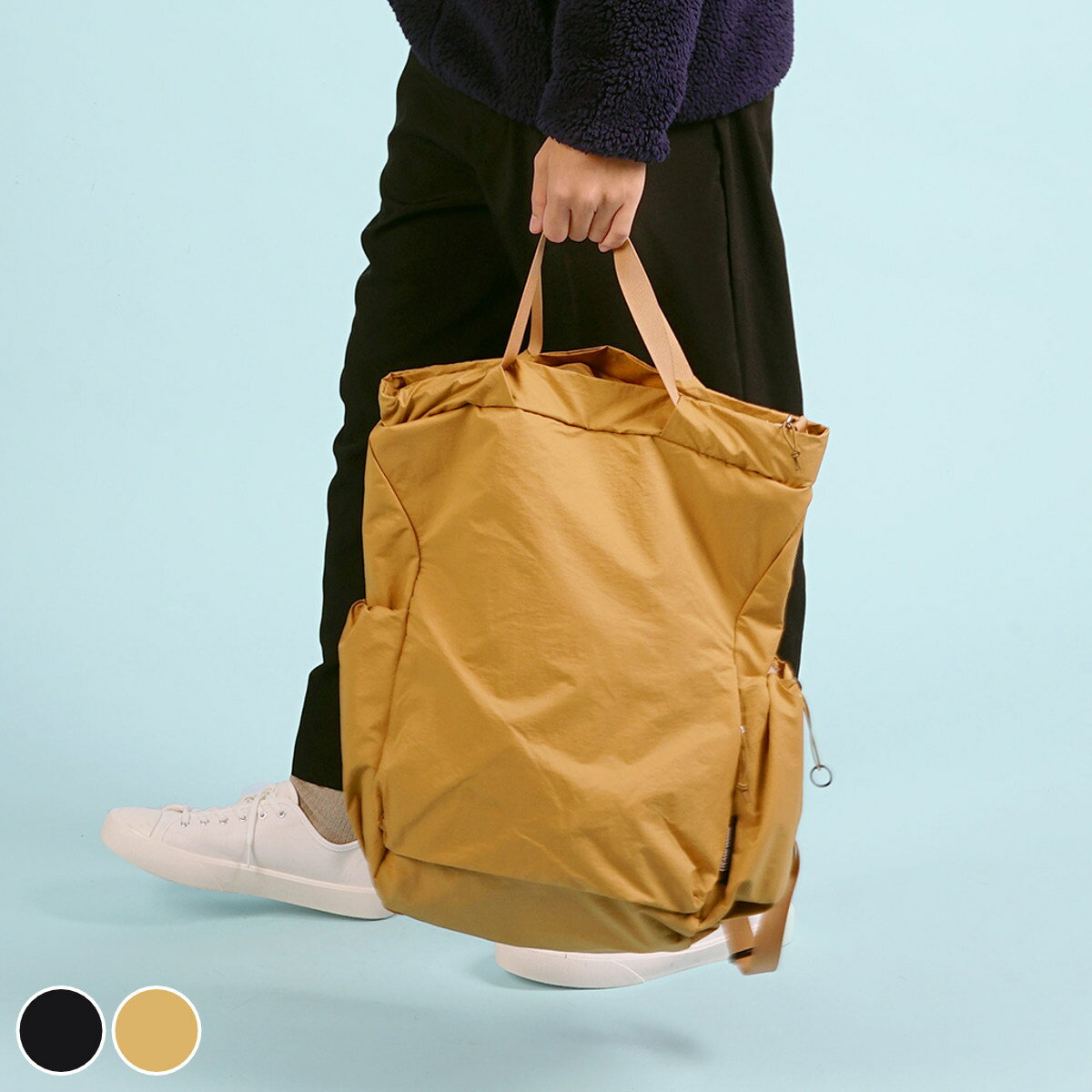リュック hellolulu ルー ROUX （ ハロルル リュックサック バッグ デイパック バックパック トートバッグ かばん 鞄 レディース メンズ 軽い 撥水 通学 通勤 大容量 18L サイドポケット おしゃれ ）