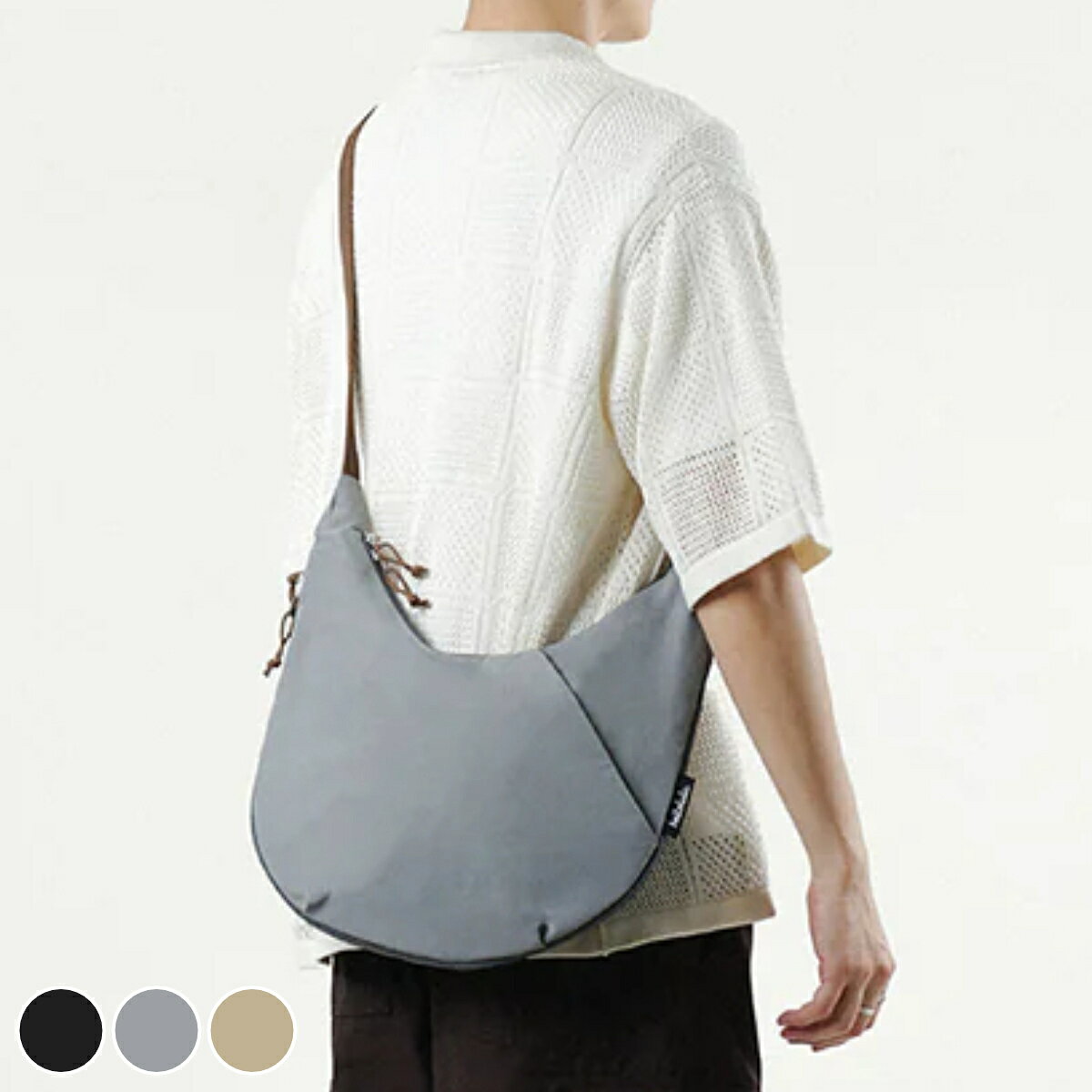  ショルダーバッグ hellolulu ジオン ZION （ ハロルル バッグ レディース メンズ ショルダー クロスボディ 鞄 かばん ナイロン 軽い 撥水 斜め掛け 肩掛け ファスナー ポケット おしゃれ ）