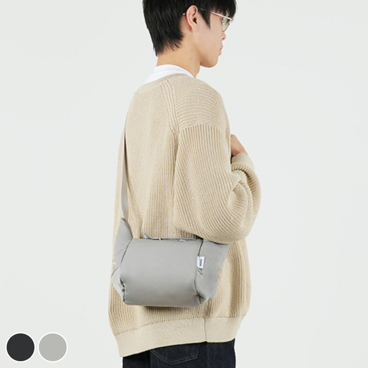  ショルダーバッグ hellolulu ミロ MILO （ ハロルル バッグ ミニショルダー レディース メンズ 軽い 撥水 ナイロン クロスボディ 斜め掛け 肩掛け ファスナー コンパクト おしゃれ ）