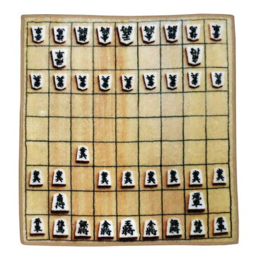ハンドタオル リアルモチーフタオル 将棋盤 将棋 タオル おもしろグッズ ( リアル モチーフタオル 将棋ボード 和風 ハンカチタオル 本物みたい おもしろい スタイ よだれかけ おしぼり 日本製 今治 プレゼント )【39ショップ】