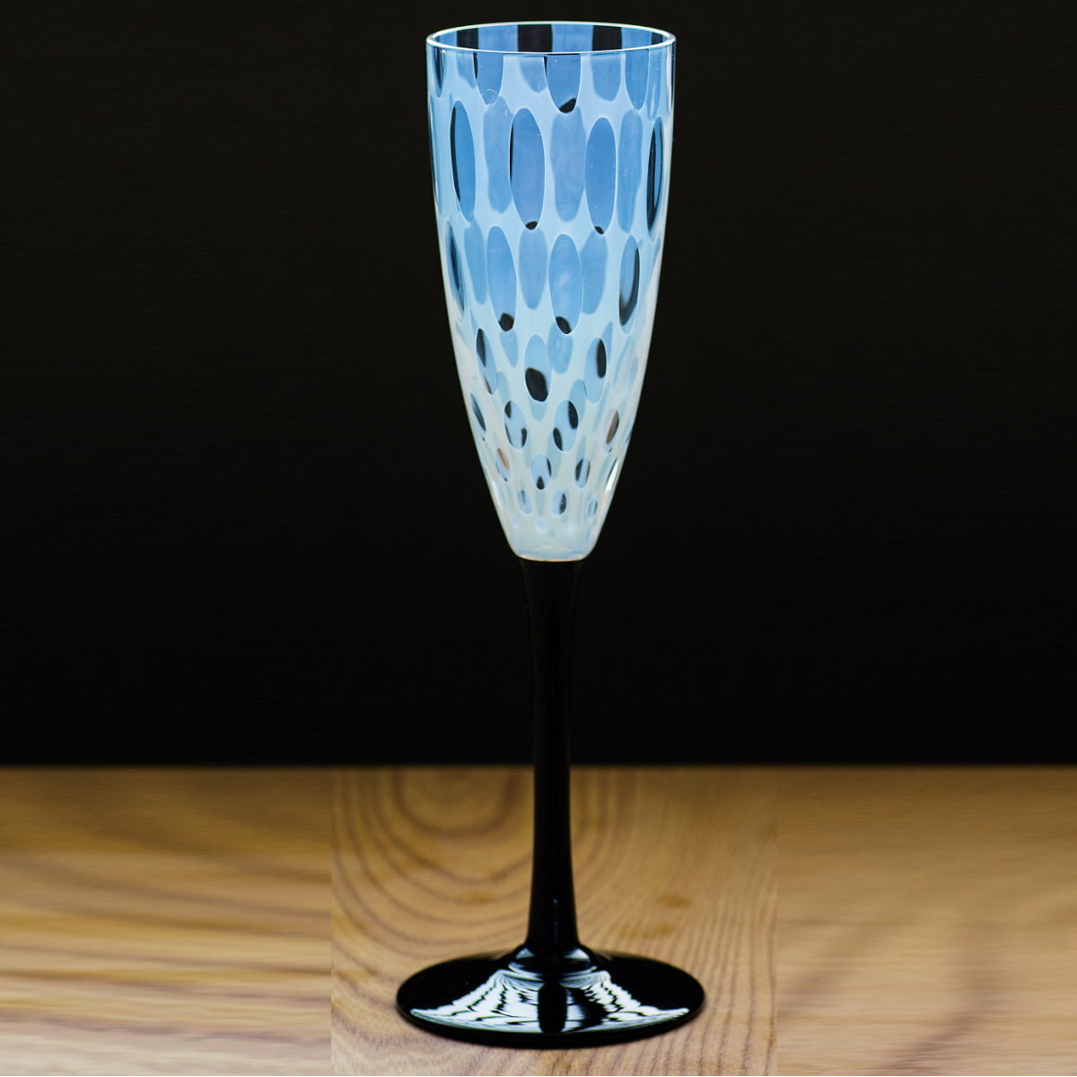 廣田硝子 ワイングラス 大正浪漫 フルートワイン 水玉 ( 140ml ガラス 日本製 ワイン グラス コップ おしゃれ シャンパン 和 和モダン レトロ )【...