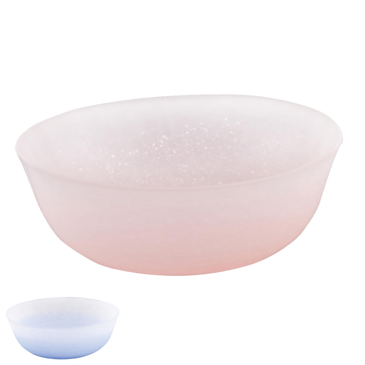 廣田硝子 鉢 吹雪 多用鉢 （ ガラス 日本製 ボウル 器 うつわ フロスト 17.4cm おしゃれ シンプル 和 和モダン ）【39ショップ】