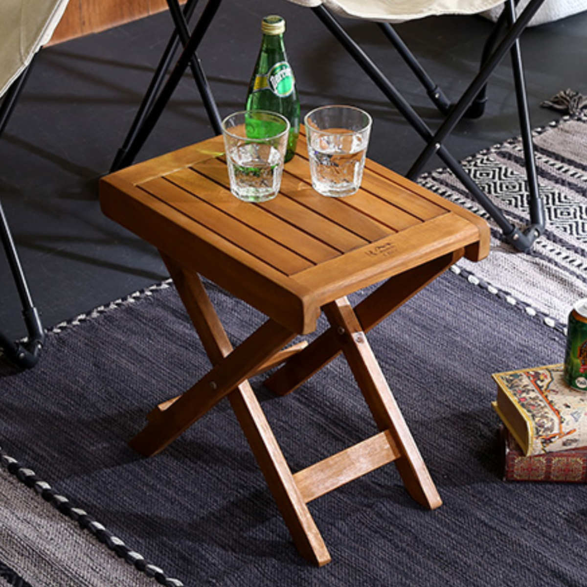 アウトドアテーブル フォールディングテーブル ハブル 折りたたみ （ アウトドア テーブル レジャーテーブル ピクニックテーブル おりたたみ式 収納袋 収納 トートバッグ BBQ キャンプ ）【39ショップ】(4.0)