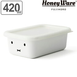 保存容器 ホーロー製 420ml 浅型 ミッフィー 富士ホーロー HoneyWere