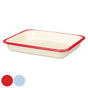 バット Lサイズ 約27.5x21.5cm ホーロー製 富士ホーロー Honey Ware ( 角バット 琺瑯バット 調理バット 約27.5×21.5cm オーブン対応 調理用バット ほうろう 白 揚げ物 衣付け 下ごしらえ キッチンツール )【39ショップ】