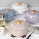 キャセロール 20cm IH対応 Cotton Plus 富士ホーロー Honey Ware ( ハニーウェア ガス火対応 両手鍋 琺瑯鍋 20センチ オーブン...