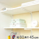 壁面収納 棚 幅60cm 奥行45cm フィットラック TSセット ( 送料無料 棚板 木製 DIY 収納 ホワイト 可動棚 オープンラック 収納ラック 有効活用 収納スペース 壁掛け 白 ラック 棚受け ウォールシェルフ ) 【39ショップ】(3)