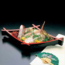 盛器 木製 大 松葉盛込器 黒天朱 目皿付 盛り皿 皿 食器 業務用 ( お皿 大漁盛り 器 うつわ 和食器 舟盛り 盛る 魚 ひし形 松葉菱 懐石 懐石料理 飲食店 料亭 旅館 大皿 角皿 目皿 )【39ショップ】