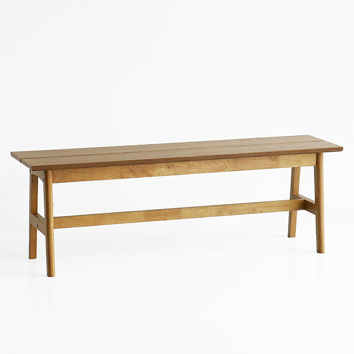 ダイニングベンチ 幅125cm ソフトヴィンテージ風 Rasic （ 2人掛け 便利 天然木 木製 玄関 ベンチ ダイニングチェア 北欧 ナチュラル シンプル リビング 腰掛け ）【39ショップ】