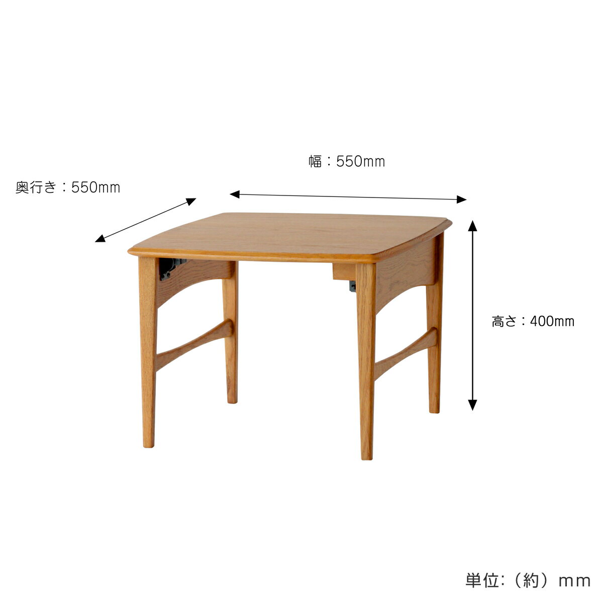 学習机 幅55cm 折りたたみ 木製 天然木 Herit. フォールディングデスク （ デスク ...