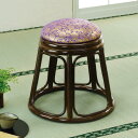 ラタンスツール 金襴座椅子 スタッキング 高さ43cm ( ラタン 椅子 イス いす 法事 仏事 )【39ショップ】