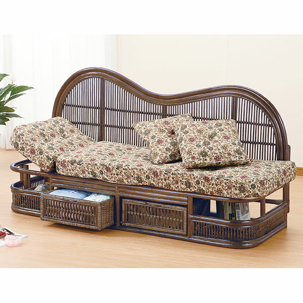 ■在庫限り・入荷なし■籐（ラタン） カウチソファー （Y813B）【39ショップ】