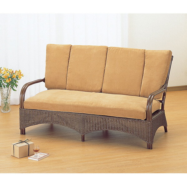 ■在庫限り・入荷なし■籐（ラタン） ラブチェアー （Y122B）【39ショップ】