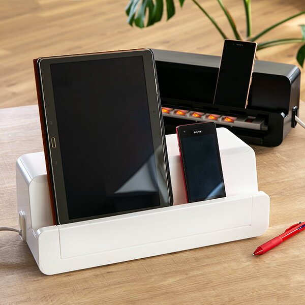 ケーブルボックス タップ 長さ36.5cm 対応 タップ収納 コード 収納 収納ボックス ( ケーブル収納 タップボックス コード収納 プラスチック おしゃれ ...