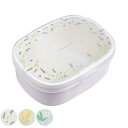 お弁当箱 フルール ワンタッチランチBOX 1段 600ml ( 弁当箱 ランチボックス 一段 レンジ対応 食洗機対応 日本製 1段弁当箱 レンジOK お弁当 ...