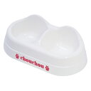 フードボウル シュシュペット ツイン 犬 猫 ( ペットボウル ダブル ペット用 餌皿 エサ皿 深型 軽量 安心 安全 日本製 ペット用食器 えさ入れ 犬用 猫用 割れにくい シンプル ペット用品 )【39ショップ】