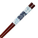 箸 23cm プレミアムアイ ジャパニーズペーパーライン 栞 和紙 漆 木製 天然木 日本製 ( お箸 はし 男性 木 先角 塗箸 若狭塗 花柄 植物 おはし ...