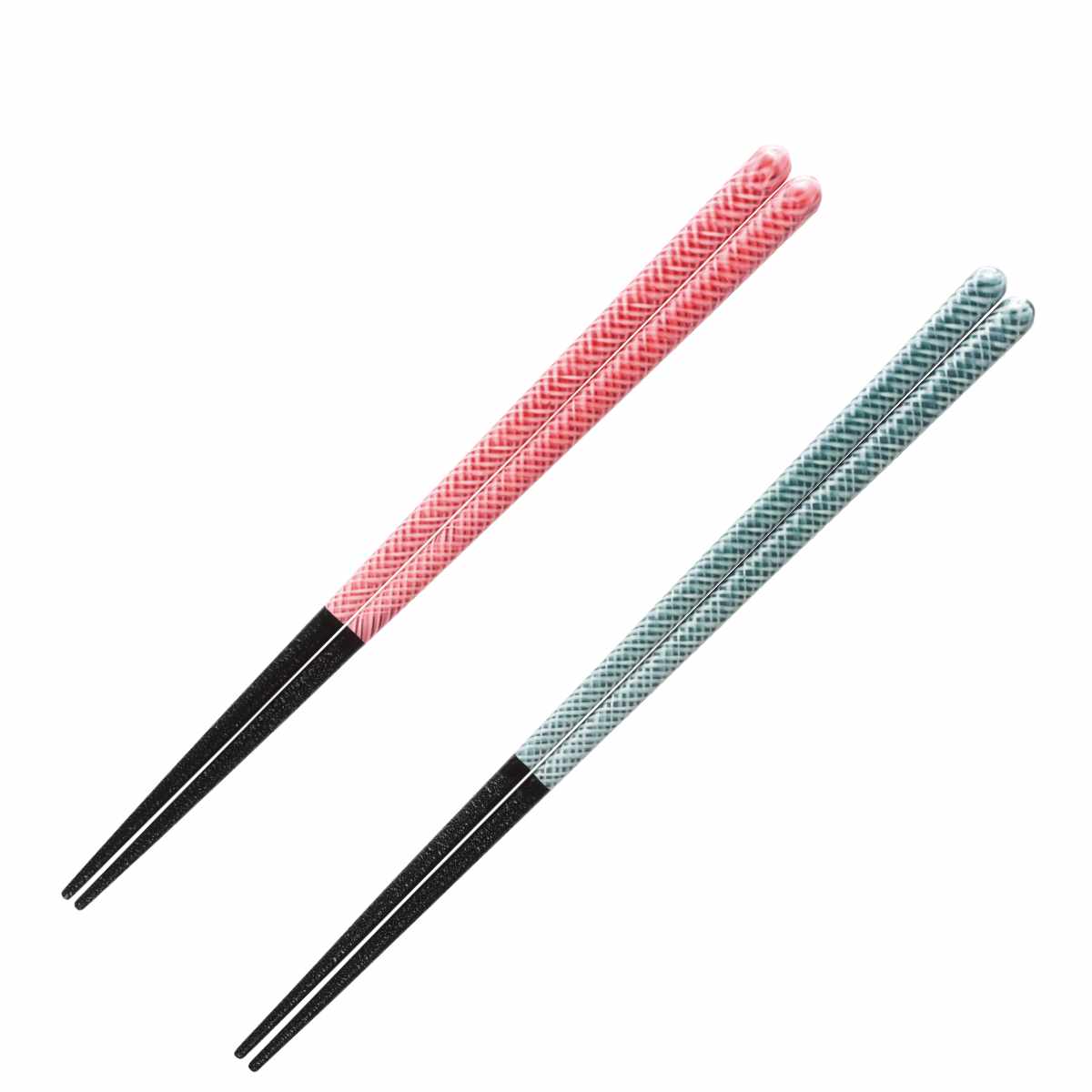 箸 20.5cm 23cm 色紬 本乾漆塗 木製 （ 食洗機対応 お箸 はし 大人 木 和食器 カトラリー 艶仕上げ すべり止め おはし ハシ 木製箸 男性 女性 おしゃれ 鮮やか 柄 カラー つや 先丸 1膳 単品 ）【39ショップ】