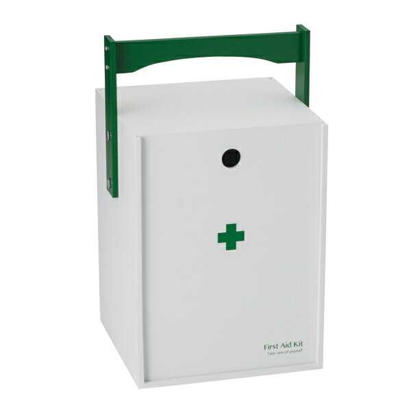 救急箱 おかもち型 ホワイト 引き出し 薬箱 薬 収納 ( 薬ケース 救急ボックス 薬入れ 医療ボックス スライド式 引き出し付き 岡持ち型 収納ケース 医薬品...